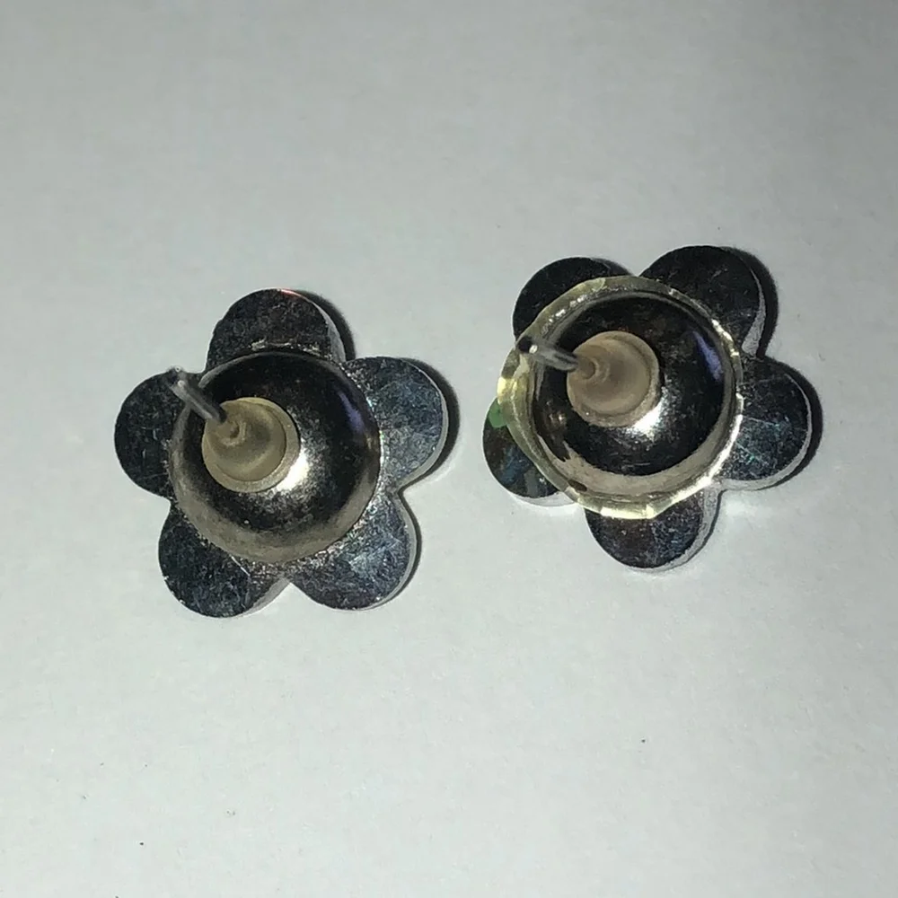 Colorful Flower Stud Earrings